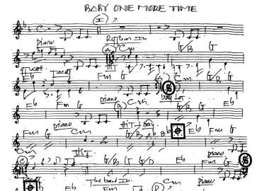 Baby one more time sheet