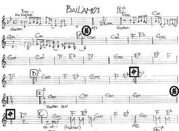 Bailamos sheet