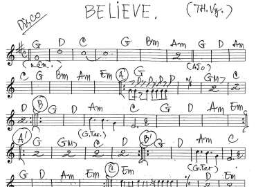 Believe sheet 