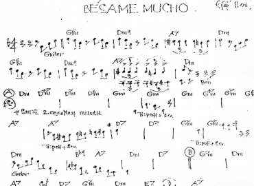 Besame mucho sheet 