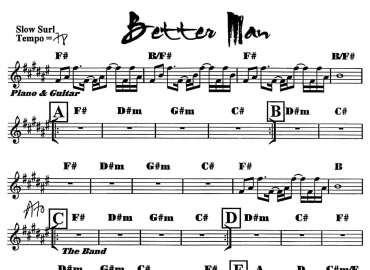 Better Man sheet