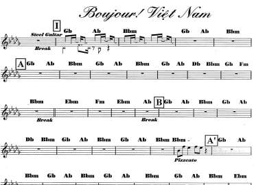 Boujour! Việt Nam Sheet 