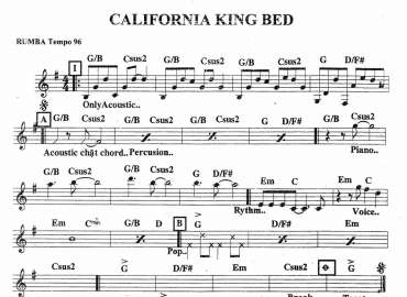 California King Bed sheet