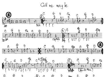 Call Me May Be sheet