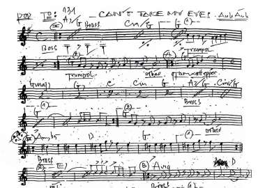 Can't Take My Eyes sheet