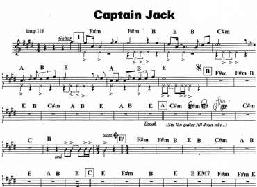 Captain Jack sheet
