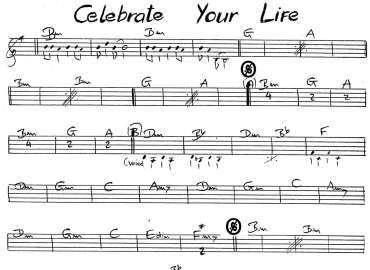 Celebrate Your Life sheet