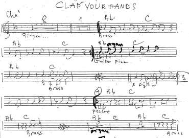 Clap Your Hands sheet