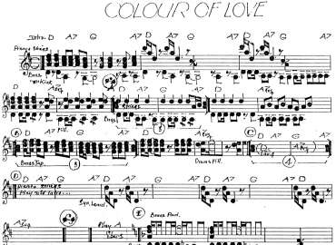 Colour Of Love sheet