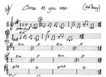 Come As You Are sheet