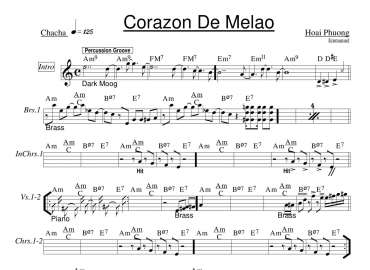 Corazon De Melao sheet