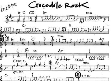 Crocodile Rock sheet