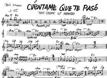 Cventame Quete Paso sheet