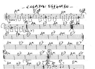 Corazon Espinado sheet