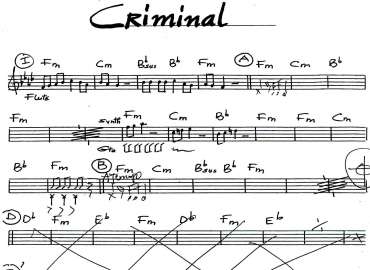 Criminal sheet