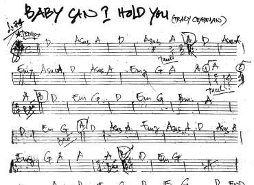 Baby can I Hold You sheet