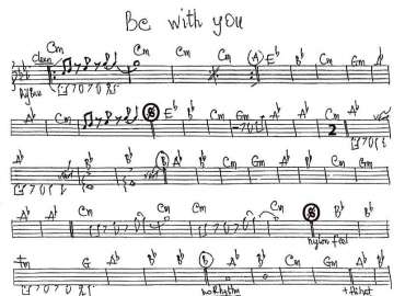 Be with you sheet