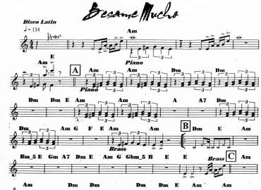 Besame mucho sheet