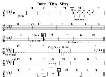 Born this way sheet