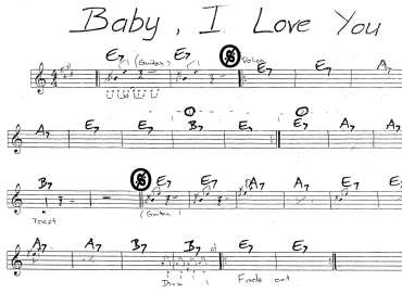 Baby , I love You Sheet