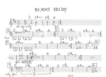 Be yound belief sheet