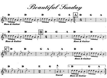 Beautiful Junday sheet