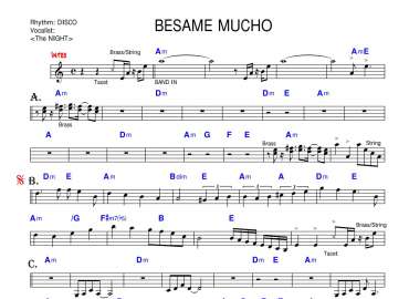 Besame mucho sheet