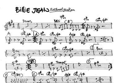 Billie Jean michacl rekem sheet