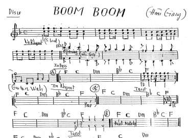 Boom Boom sheet