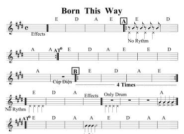 Born this way sheet