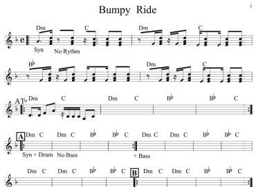 Bumpy Ride sheet