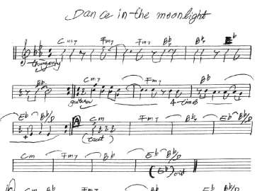 Dance In The Moolight sheet