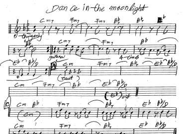 Dance In The Moonlight sheet