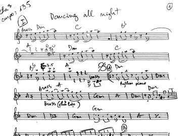 Dancing All Night sheet