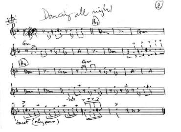 Dancing All Right sheet