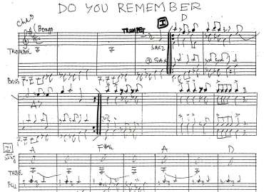 Do You Remember sheet