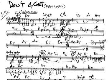 Don't Four Get sheet