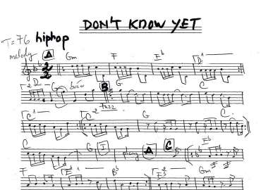 Don't Know Yet sheet