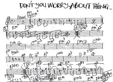 Don't You Worry About Thing sheet