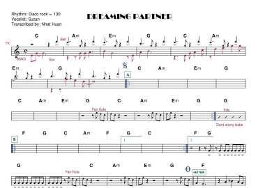 Dreaming Partner sheet