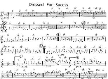 Dressed For Sucess sheet