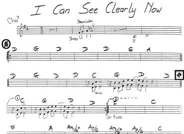 I Can See Clearly Now sheet