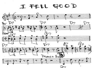 I Fell Good sheet