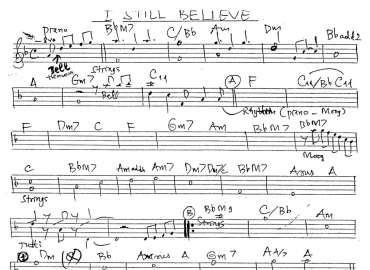 I Still Believe sheet