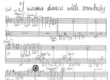 I Wanna Dance With Somebody sheet