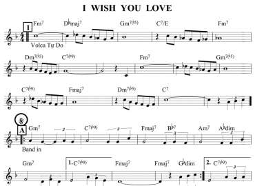 I Wish You Love sheet