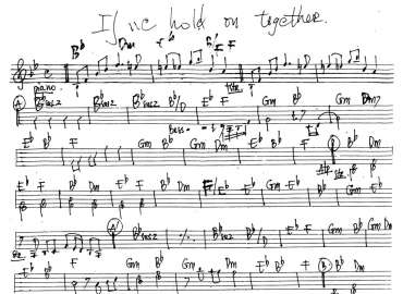 If We Hold On Together sheet