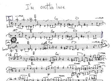 I'm Out To Love sheet