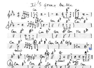 It's Going Be Me sheet