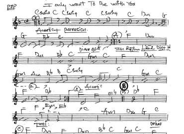 I Only Want To Be With You sheet